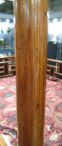 Lot 296 - A Chinese carved elm wood wedding bed, late Qing Dynasty