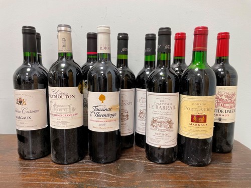 Lot 166 - French red Bordeaux wines, Margaux, St Emilion...