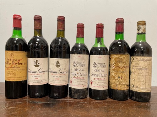 Lot 170 - Mixed older French Bordeaux red wines,...