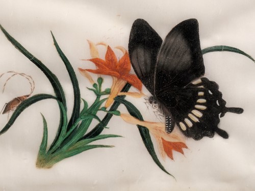 Lot 290 - Ten Chinese paintings on rice paper of...