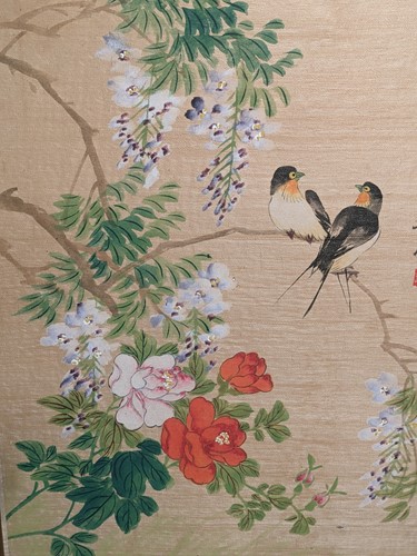 Lot 316 - Two late 20th century Chinese gouaches on...