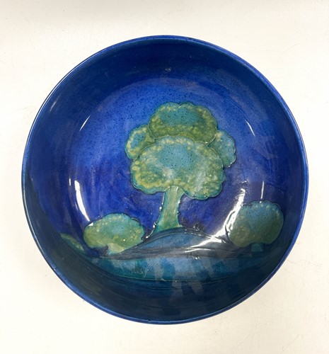 Lot 169 - A Moorcroft 'Moonlit Blue' pattern bowl