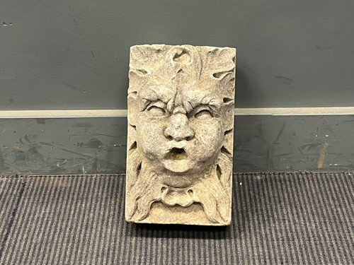Lot 479 - An 18th century style weathered cast stone...