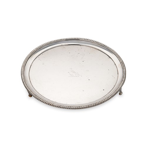Lot 355 - A George III silver waiter, mark of Robert Garrard I, together with another