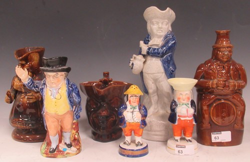 Lot 63 - Group of Toby Jugs, some staffordshire....