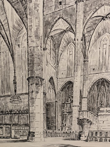 Lot 305 - A large collection of unframed landscape...