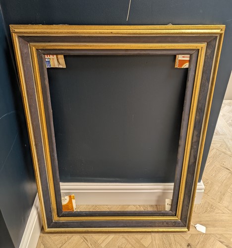 Lot 301 - Two 20th century rectangular painted and...