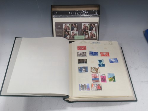 Lot 195a - Postage stamps in an album and loose including...