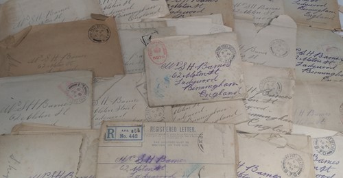 Lot 224 - A collection of 29 original WW1 letters...