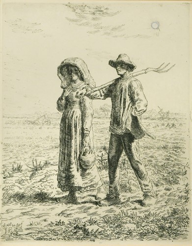 Lot 264 - Jean-François Millet (French, 1814-1875)