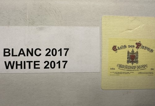 Lot 31 - Chateauneuf-du-Pape 2017, blanc