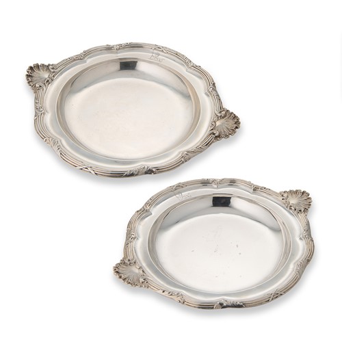 Lot 382 - A pair of Victorian silver vegetable dishes, mark of John Samuel Hunt
