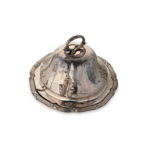 Lot 383 - A Victorian silver covered vegetable dish, mark of John Hunt & Robert Roskell