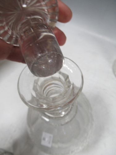 Lot 73 - A collection of antique glassware including a...