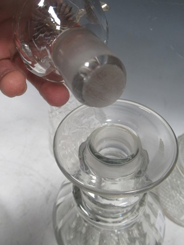 Lot 73 - A collection of antique glassware including a...