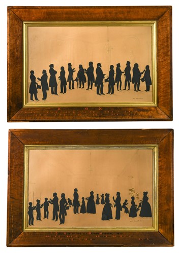 Lot 331 - Auguste Amant Constant Fidèle Edouart (French, 1789-1861)