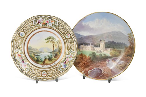 Lot 158 - A pair of Minton porcelain plates, circa 1870