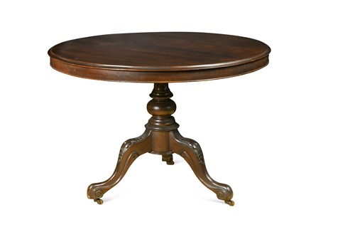 Lot 150 - A Victorian mahogany circular breakfast table