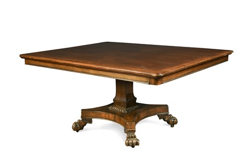 Lot 107 - A William IV mahogany breakfast table