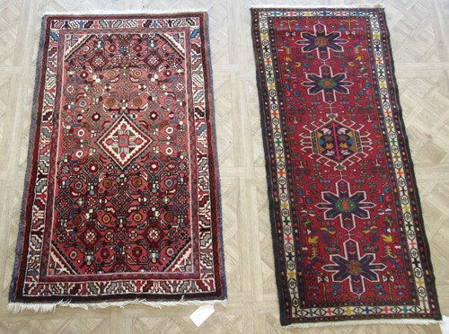 Lot 702 - Two Persian rugs 163 x 98cm and 178 x 76cm (2)