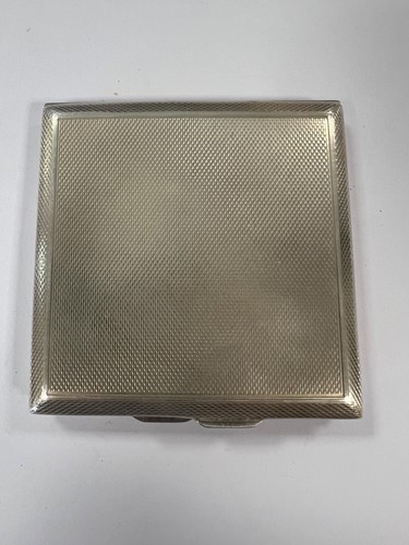 Lot 301 - An Edward VIII silver and enamel powder compact
