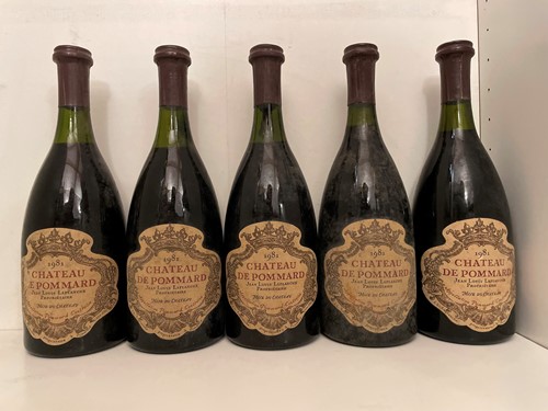 Lot 12 - Chateau de Pommard 1981, 5 bottles