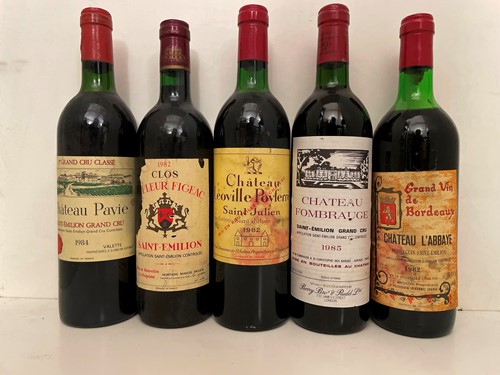 Lot 27 - Bordeaux red wines, 5 bottles.