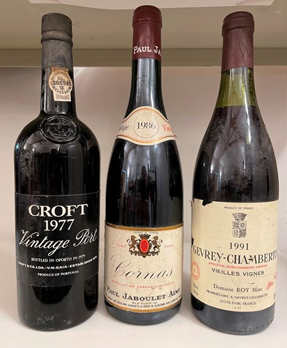 Lot 6 - Croft vintage port 1977