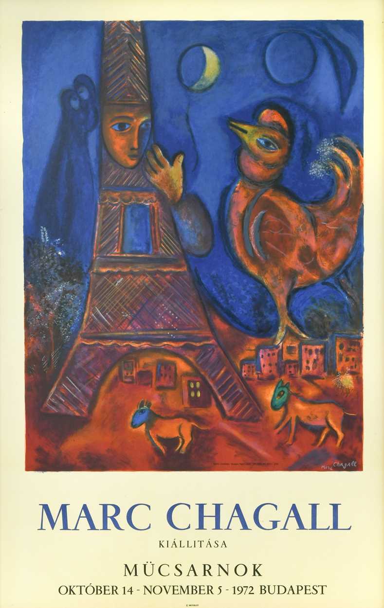 Lot 382 - After Marc Chagall (1887-1985), Bonjour Paris