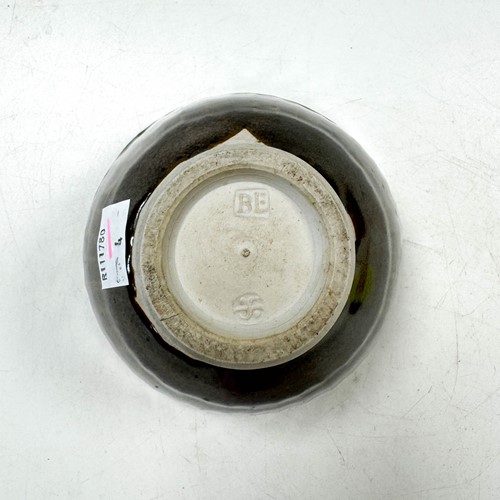 Lot 55 - Bernard Leach (1887-1979), a St. Ives cut-sided bowl, circa 1960