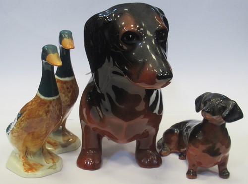 Lot 266 - A collection of four Beswick china figures,...