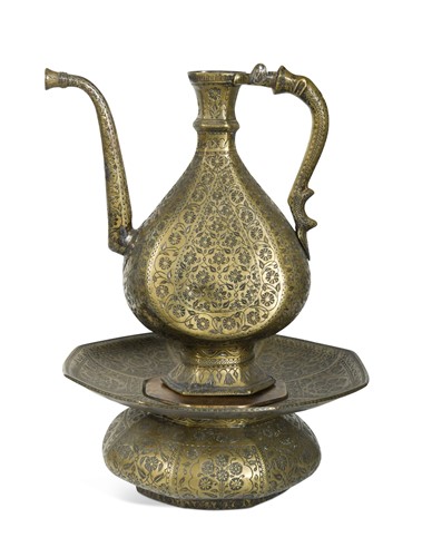 Lot 76 - An Indo-Persian brass water jug