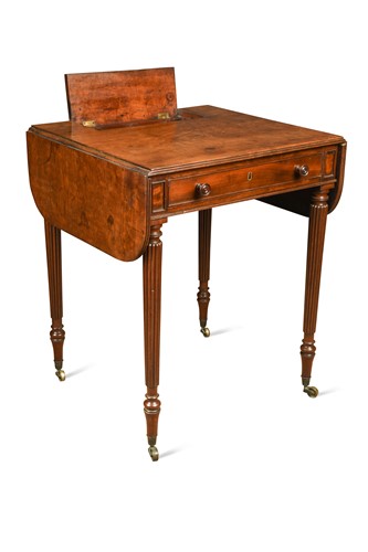 Lot 705 - A Regency mahogany chamber table, in the manner of Gillows