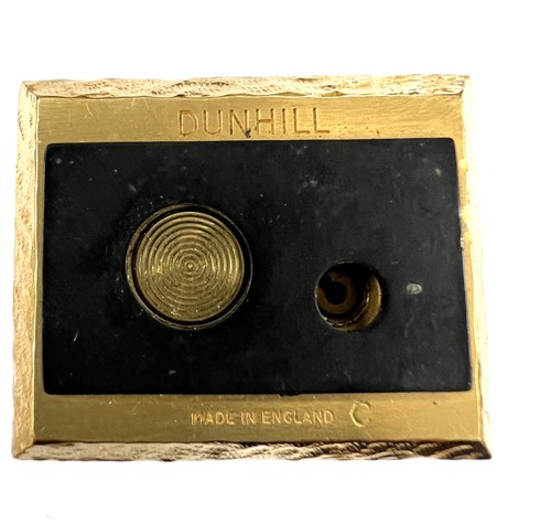Lot 298 - A Dunhill 'Wheatsheaf rollagas' table lighter,...