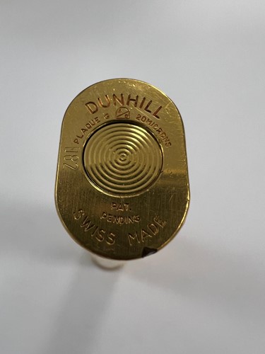 Lot 298 - A Dunhill 'Wheatsheaf rollagas' table lighter,...