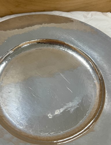 Lot 209 - Omar Ramsden, a near set of Twelve George V and Edward VIII silver dinner plates
