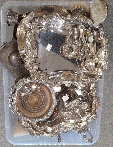 Lot 291 - collection of silver plated wares including...