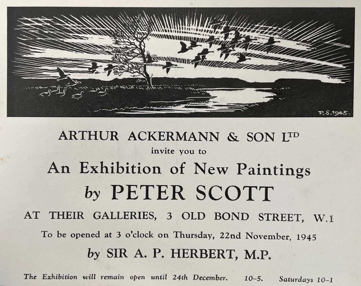 Lot 440 - A Collection of Peter Scott Exhibition