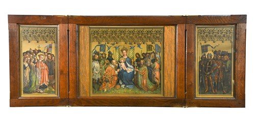 Lot 577 - After Stefan Lochner, The Adoration of the Magi Altarpiece, Cologne