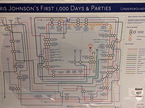 Lot 427 - Boris Johnson's First 1,000 Days and Parties,...