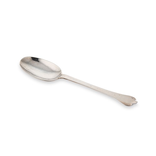 Lot 338 - A William III silver child's trefid spoon