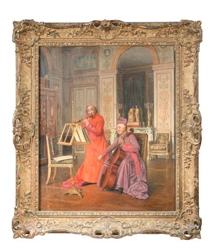 Lot 370 - François Brunery (Italian, 1849-1926)