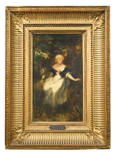 Lot 371 - Narcisse Virgile Diaz de la Peña (French, 1808-1876)