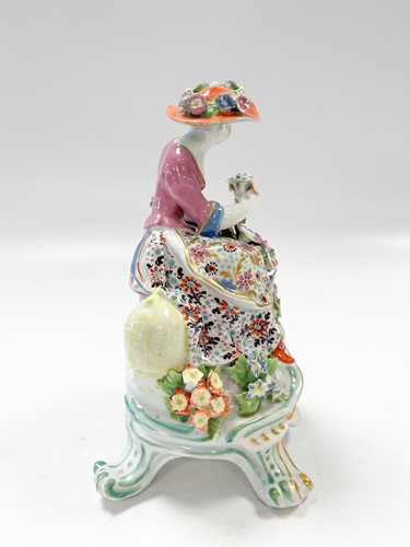 Lot 111 - A Bow porcelain  figure, circa 1760