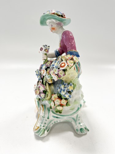Lot 111 - A Bow porcelain  figure, circa 1760