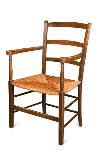 Lot 246 - An unusual Arts & Crafts armchair of exceptionally large scale, late 19th century