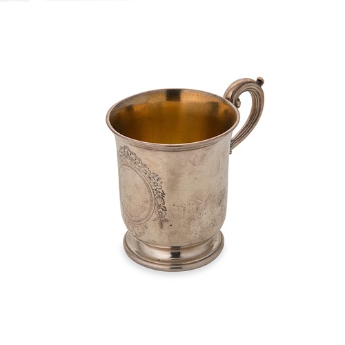 Lot 395 - A Victorian silver christening mug