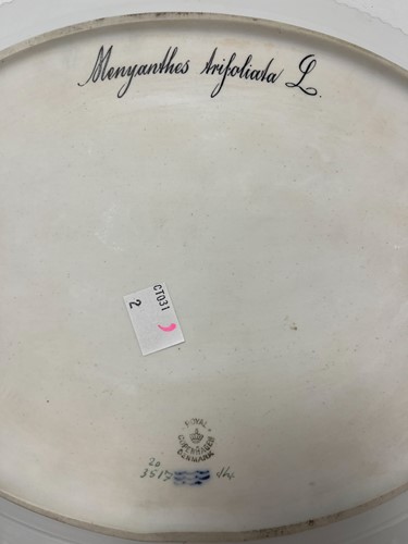 Lot 172 - A Royal Copenhagen Flora Danica oval plate