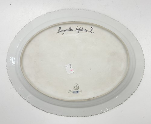 Lot 172 - A Royal Copenhagen Flora Danica oval plate