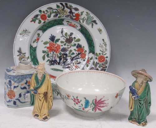 Lot 63 - Small group of Asian ceramics to include 19th...